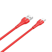 Заредете изображение във визуализатора на галерията – Hoco cable type c - type c surplus power delivery 60w x45 1 meter red - TopMag
