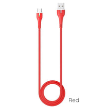 Заредете изображение във визуализатора на галерията – Hoco cable type c - type c surplus power delivery 60w x45 1 meter red - TopMag
