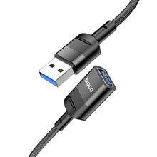 Заредете изображение във визуализатора на галерията – Hoco cable usb (female) / otg to usb (male) 5a u107 1,2m black - TopMag

