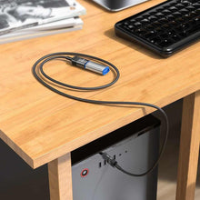 Заредете изображение във визуализатора на галерията – Hoco cable usb (female) / otg to usb (male) 5a u107 1,2m black - TopMag
