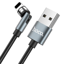 Заредете изображение във визуализатора на галерията – Hoco cable usb for iphone lightning 8-pin magnetic 2,4a u94 1,2 meter black - TopMag
