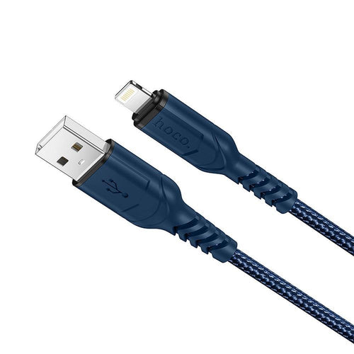 Hoco cable usb to iphone lightning 8-pin 2,4a victory x59 1 metr blue - TopMag