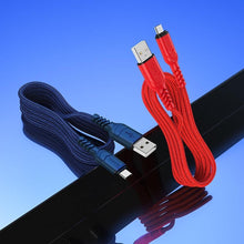 Заредете изображение във визуализатора на галерията – Hoco cable usb to micro 2,4a victory x59 1 metr blue - TopMag
