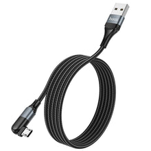 Заредете изображение във визуализатора на галерията – Hoco cable usb to micro power delivery fast charging 2,4a u100 black - TopMag
