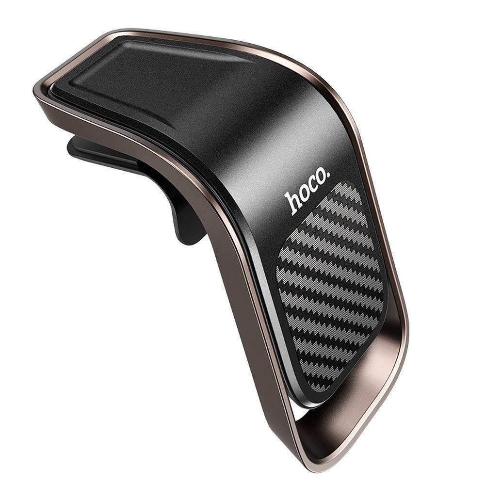 Hoco car holder magnetic to air vent ca75 black-metal gray - TopMag