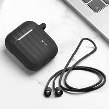 Заредете изображение във визуализатора на галерията – Hoco case for apple airpods wb10 black - TopMag
