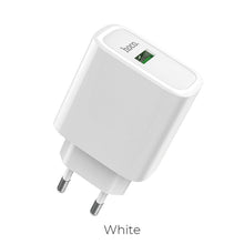 Заредете изображение във визуализатора на галерията – Hoco charger dynamic power usb qc3.0 5a c69a white eol - TopMag
