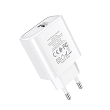 Заредете изображение във визуализатора на галерията – Hoco charger dynamic power usb qc3.0 5a c69a white eol - TopMag
