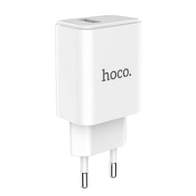 Заредете изображение във визуализатора на галерията – Hoco charger victoria usb 2,1a ca61a white - TopMag
