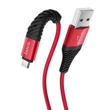 Заредете изображение във визуализатора на галерията – Hoco cool charging data кабел for micro x38 1 metr red - TopMag
