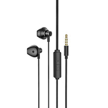 Заредете изображение във визуализатора на галерията – Hoco earphones m75 belle universal jack 3,5mm black - TopMag
