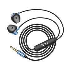Заредете изображение във визуализатора на галерията – Hoco earphones m75 belle universal jack 3,5mm blue - TopMag
