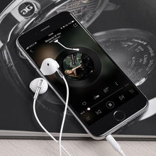 Заредете изображение във визуализатора на галерията – Hoco earphones with microphone m57 sky white - TopMag
