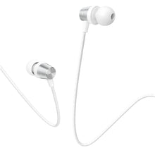 Заредете изображение във визуализатора на галерията – Hoco earphones with microphone m79 cresta white - TopMag
