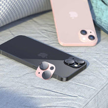 Заредете изображение във визуализатора на галерията – Hoco glass flexible with metal frame for iphone 13 / iphone 13 mini pink (a18) - TopMag

