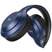 Заредете изображение във визуализатора на галерията – Hoco headphones bluetooth fun move w30 blue - TopMag
