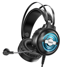 Заредете изображение във визуализатора на галерията – Hoco headphones gaming streamer w101 black - TopMag

