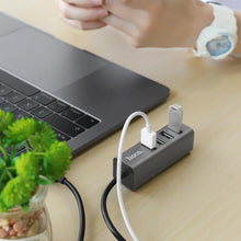 Заредете изображение във визуализатора на галерията – Hoco hub hb1 type c converter to 4 x usb line machine tarnish - TopMag
