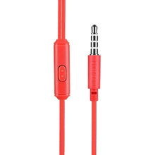 Заредете изображение във визуализатора на галерията – Hoco inital sound универсални слушалки с микрофон червен - TopMag
