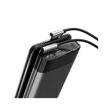 Заредете изображение във визуализатора на галерията – Hoco кабел 90 градуса steel USB към Applele Lightning u42 бял - TopMag
