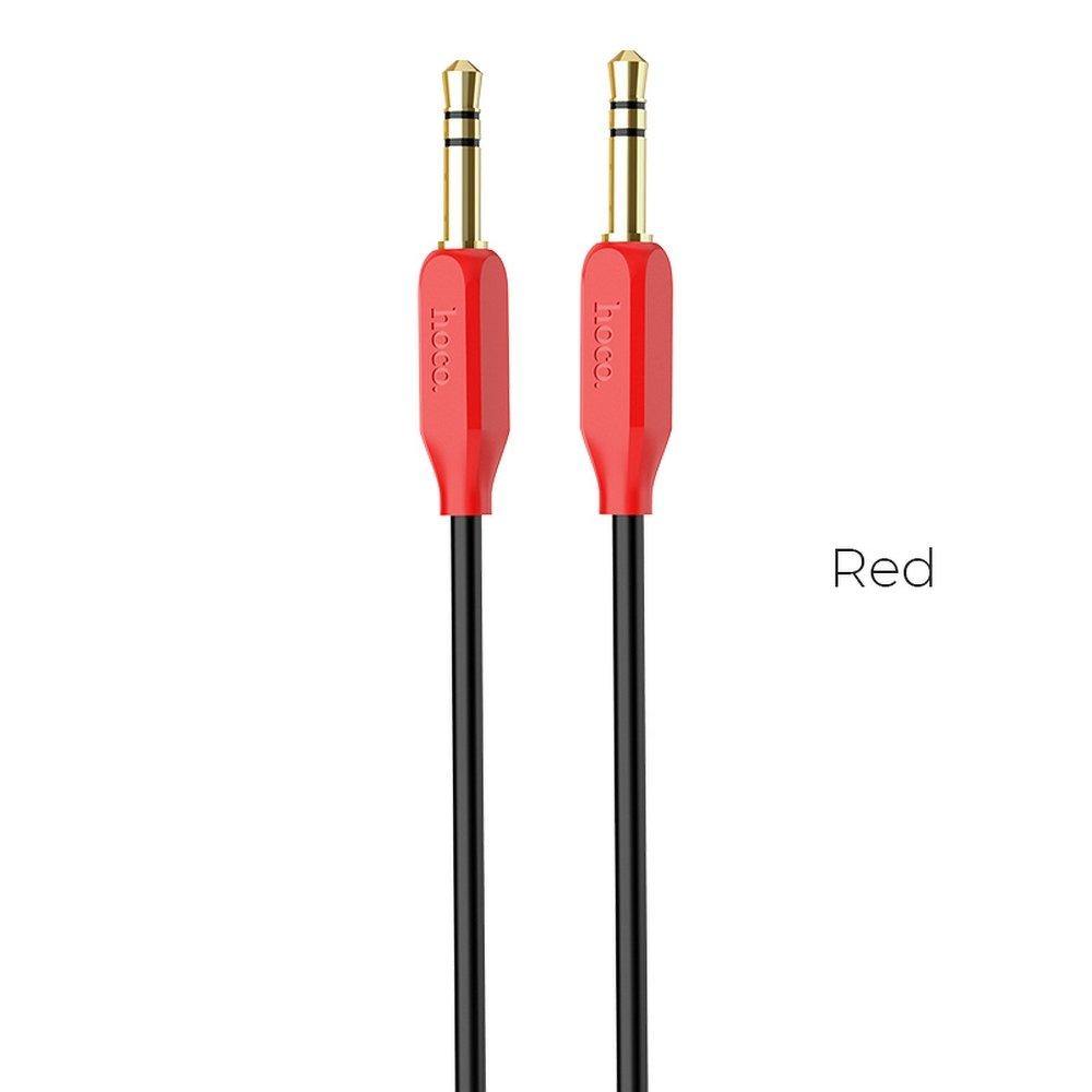 Hoco кабел аудио жак 3,5mm upa11 червен - TopMag