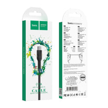 Заредете изображение във визуализатора на галерията – Hoco кабел usb banay for typ c 2,4a u31 black - TopMag
