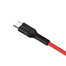 Заредете изображение във визуализатора на галерията – Hoco кабел usb banay for typ c 2,4a u31 red - TopMag

