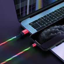 Заредете изображение във визуализатора на галерията – Hoco кабел usb for iPhone lightning 8-pin magnetic ingenious 2a u90 red - TopMag

