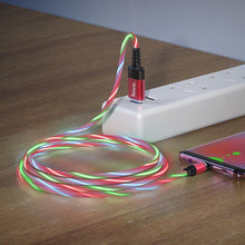 Заредете изображение във визуализатора на галерията – Hoco кабел usb magnetic ingenious micro 2a u90 red - TopMag
