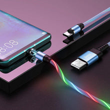 Заредете изображение във визуализатора на галерията – Hoco кабел usb magnetic ingenious type c 2a u90 blue - TopMag
