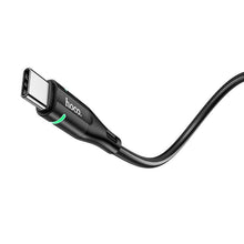 Заредете изображение във визуализатора на галерията – Hoco кабел usb magnetic shadow led for typ c 3a u93 black - TopMag
