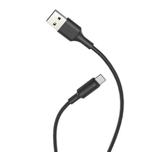 Заредете изображение във визуализатора на галерията – Hoco кабел usb soarer charging data кабел for typ c x25 black - TopMag
