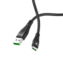 Заредете изображение във визуализатора на галерията – Hoco кабел usb - type c flash 5a u53 1 метър черен - TopMag

