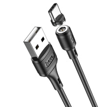 Заредете изображение във визуализатора на галерията – Hoco kabel usb - type c magnetic 3a sereno x52 black - TopMag
