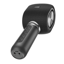 Заредете изображение във визуализатора на галерията – Hoco microphone with speaker bk8 cool hi k song vigor night black - TopMag
