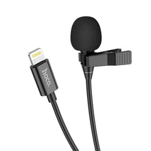 Заредете изображение във визуализатора на галерията – Hoco микрофон за iphone lightning 8-pin l14 black - TopMag
