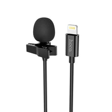 Заредете изображение във визуализатора на галерията – Hoco микрофон за iphone lightning 8-pin l14 black - TopMag
