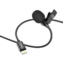 Заредете изображение във визуализатора на галерията – Hoco микрофон за iphone lightning 8-pin l14 black - TopMag
