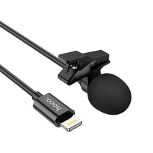 Заредете изображение във визуализатора на галерията – Hoco микрофон за iphone lightning 8-pin l14 black - TopMag
