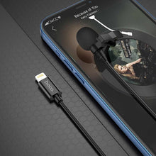 Заредете изображение във визуализатора на галерията – Hoco микрофон за iphone lightning 8-pin l14 black - TopMag
