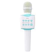 Заредете изображение във визуализатора на галерията – Hoco multimedia karaoke microphone bk5 cantando blue - TopMag
