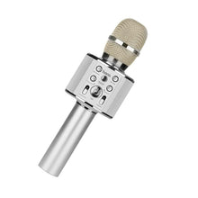 Заредете изображение във визуализатора на галерията – Hoco multimedia karaoke microphone cool sound ktv bk3 silver - TopMag
