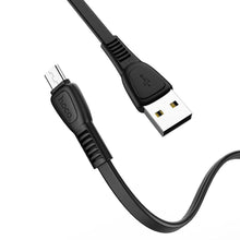 Заредете изображение във визуализатора на галерията – Hoco noah charging data кабел for micro x40 1 metr black - TopMag
