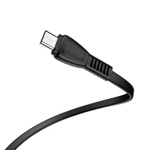 Заредете изображение във визуализатора на галерията – Hoco noah charging data кабел for micro x40 1 metr black - TopMag
