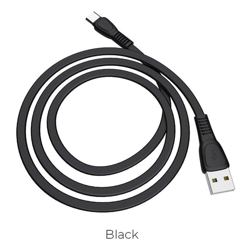 Hoco noah charging data кабел for type c x40 1 metr black - TopMag