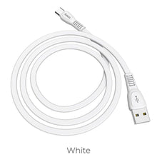 Заредете изображение във визуализатора на галерията – Hoco noah charging data кабел for type c x40 1 metr white - TopMag
