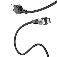 Заредете изображение във визуализатора на галерията – Hoco selected magnetic charging кабел micro usb s8 black - TopMag
