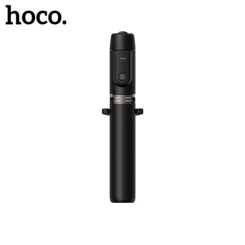 Hoco селфи стик с безжично дистанционно управление + трипод k11 черен - TopMag