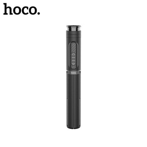 Hoco селфи стик с безжично дистанционно управление + трипод k13 бял - TopMag