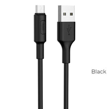 Заредете изображение във визуализатора на галерията – Hoco soarer charging data кабел for micro x25 black - TopMag
